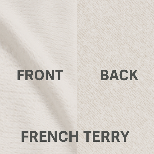 %95 Organic Cotton %5 Lycra French Terry - Main Image