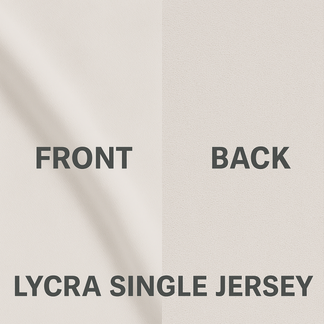 %95 Organic Cotton %5 Lycra Single Jersey - Main Image